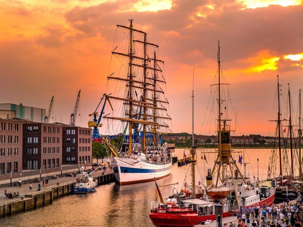 Ohlerich Speicher App_ 34 Wismar Exterior foto